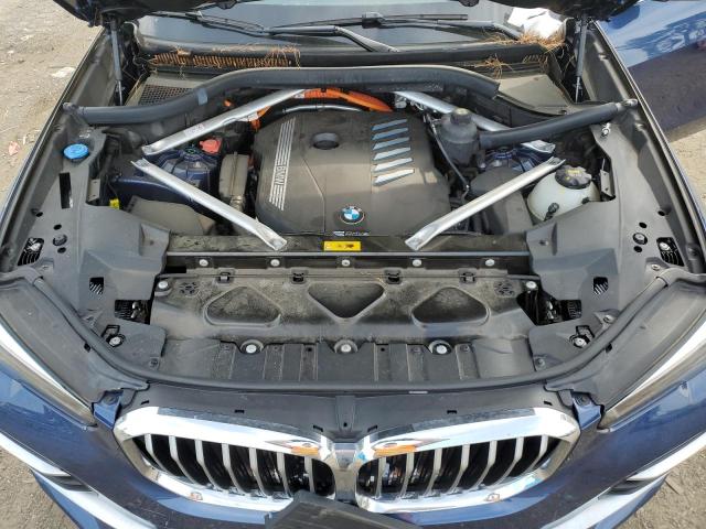 5UXTA6C09M9E36101 - 2021 BMW X5 XDRIVE45E BLUE photo 12
