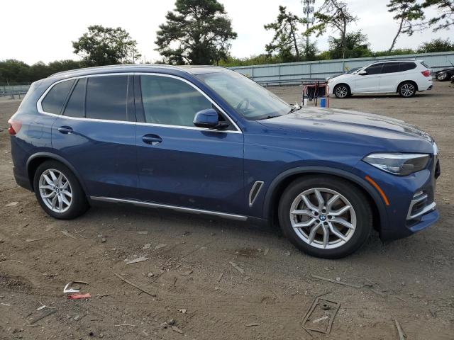 5UXTA6C09M9E36101 - 2021 BMW X5 XDRIVE45E BLUE photo 4