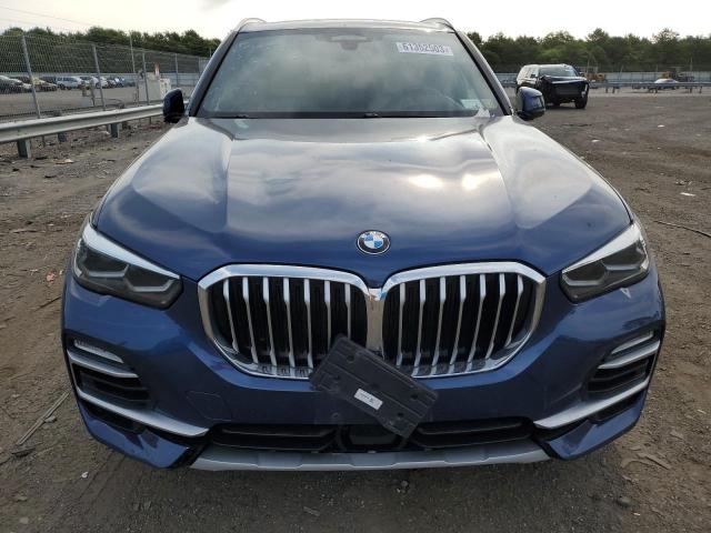 5UXTA6C09M9E36101 - 2021 BMW X5 XDRIVE45E BLUE photo 5
