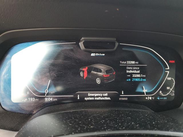 5UXTA6C09M9E36101 - 2021 BMW X5 XDRIVE45E BLUE photo 9