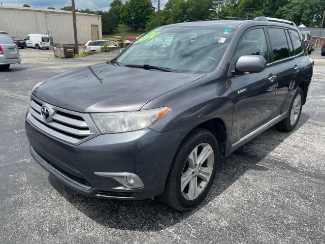 5TDDK3EH7CS122545 - 2012 TOYOTA HIGHLANDER LIMITED GRAY photo 2