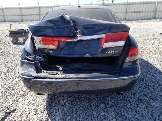 KMHFC46F28A285418 - 2008 HYUNDAI AZERA SE BLUE photo 6