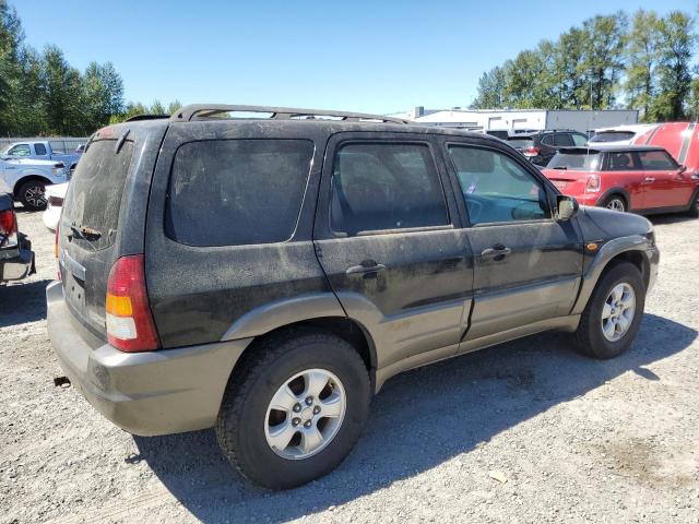 4F2CZ04154KM03424 - 2004 MAZDA TRIBUTE LX BLACK photo 3