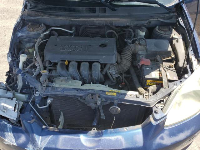 2T1KR30E77C625829 - 2007 TOYOTA COROLLA MA XR BLUE photo 11