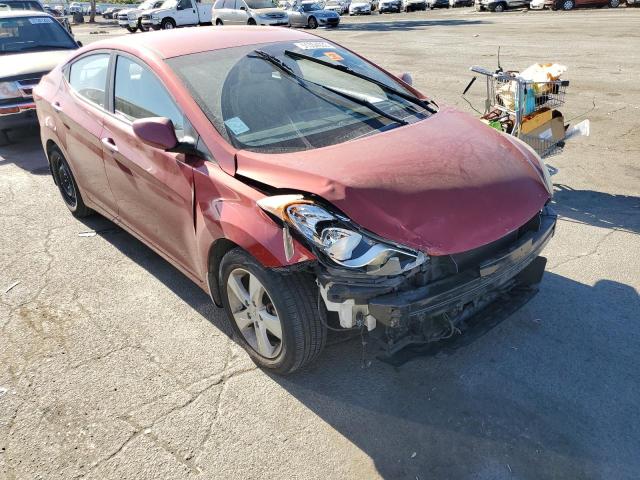 KMHDH4AEXDU752391 - 2013 HYUNDAI ELANTRA GLS RED photo 4