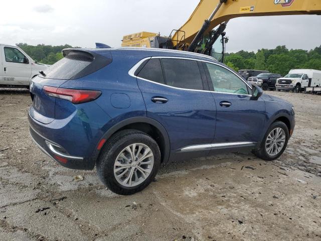 LRBAZLR42ND153124 - 2022 BUICK ENVISION PREFERRED BLUE photo 3