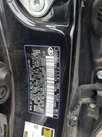 5YFS4MCEXMP068037 - 2021 TOYOTA COROLLA SE Черный фото 12