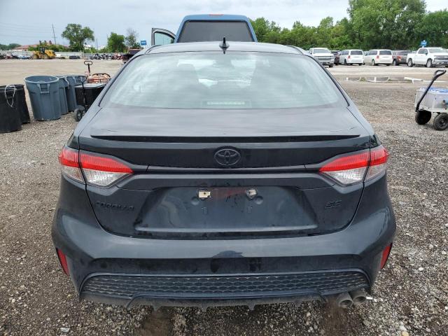 5YFS4MCEXMP068037 - 2021 TOYOTA COROLLA SE Черный фото 6