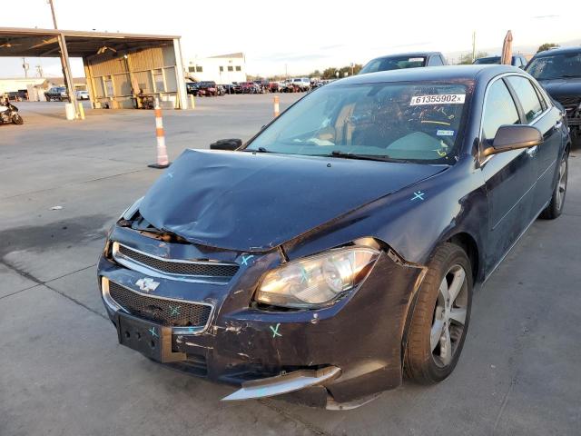 1G1ZC5E0XCF248593 - 2012 CHEVROLET MALIBU 1LT ლურჯი ფოტო 2