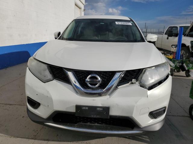 5N1AT2MV9EC750690 - 2014 NISSAN ROGUE S WHITE photo 5