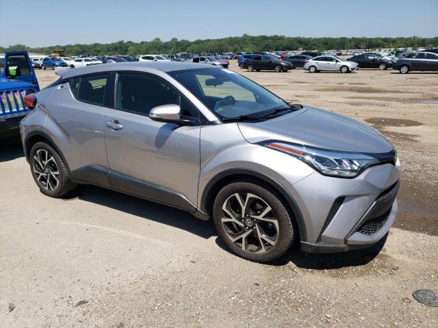 JTNKHMBX5L1064063 - 2020 TOYOTA C-HR XLE SILVER photo 4