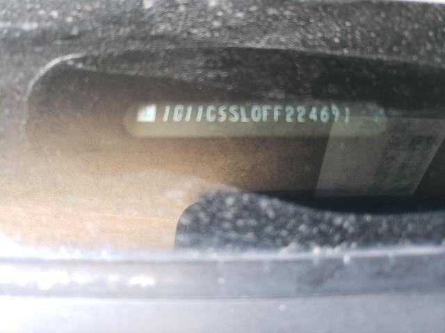 1G11C5SL0FF224691 - 2015 CHEVROLET MALIBU 1LT SILVER photo 12