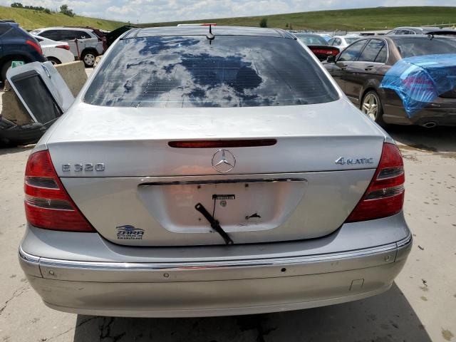 WDBUF82J64X122538 - 2004 MERCEDES-BENZ E 320 4MATIC SILVER photo 6