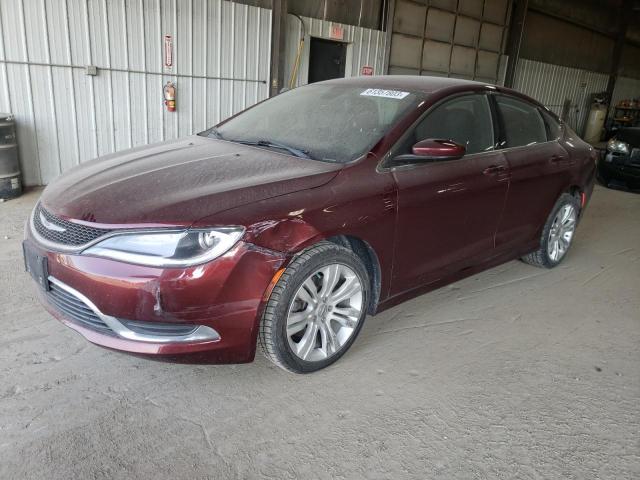 1C3CCCAG2GN175675 - 2016 CHRYSLER 200 LIMITED MAROON photo 1