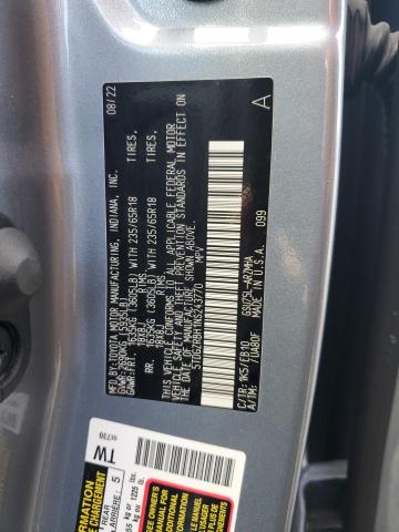 5TDGZRBH1NS243770 - 2022 TOYOTA HIGHLANDER XLE BLUE photo 13