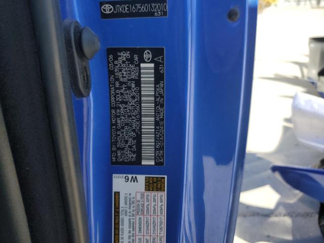 JTKDE167560132010 - 2006 TOYOTA SCION TC 蓝色 照片 13