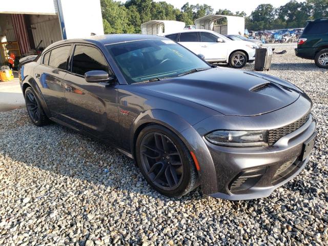 2C3CDXGJ7LH217929 - 2020 DODGE CHARGER SCAT PACK GRAY photo 4