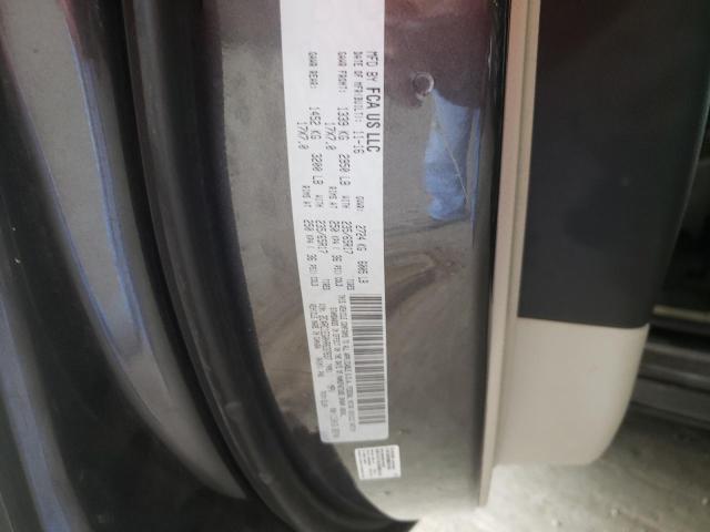 2C4RC1EG0HR637837 - 2017 CHRYSLER PACIFICA TOURING L PLUS CHARCOAL photo 13