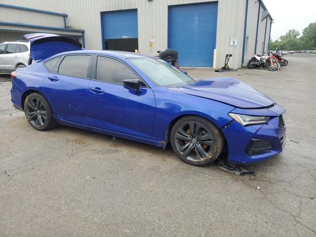 19UUB5F55MA000153 - 2021 ACURA TLX TECH A BLUE photo 4