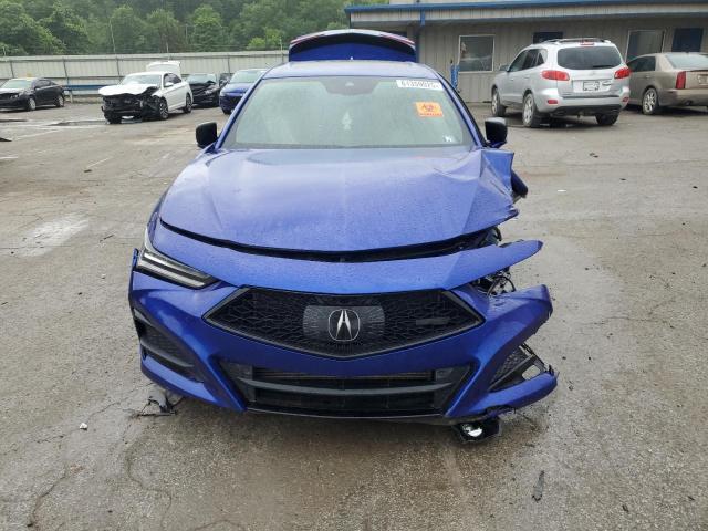 19UUB5F55MA000153 - 2021 ACURA TLX TECH A BLUE photo 5