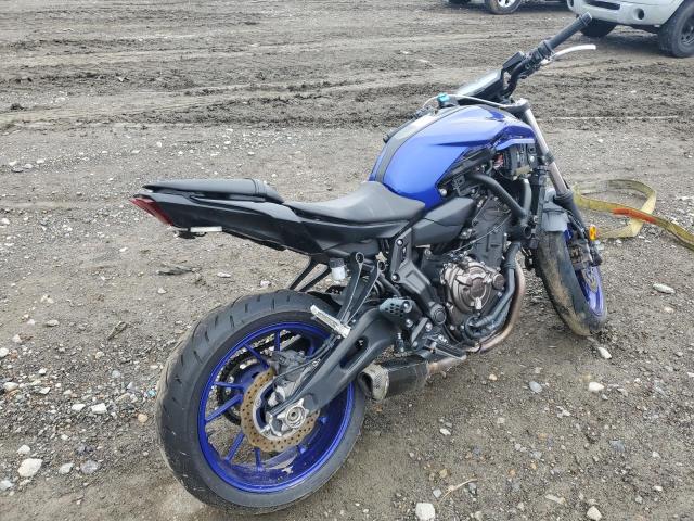 JYARM27E7JA001548 - 2018 YAMAHA MT07 BLUE photo 4