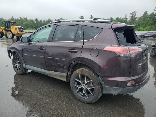 2T3JFREV1HW609309 - 2017 TOYOTA RAV4 SE ბურგუნდია ფოტო 2