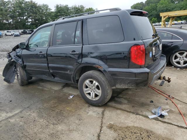 2HKYF18785H548329 - 2005 HONDA PILOT EXL BLACK photo 2