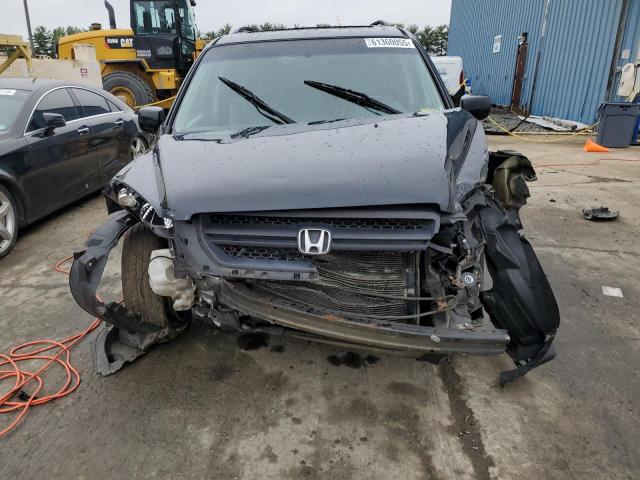 2HKYF18785H548329 - 2005 HONDA PILOT EXL BLACK photo 5