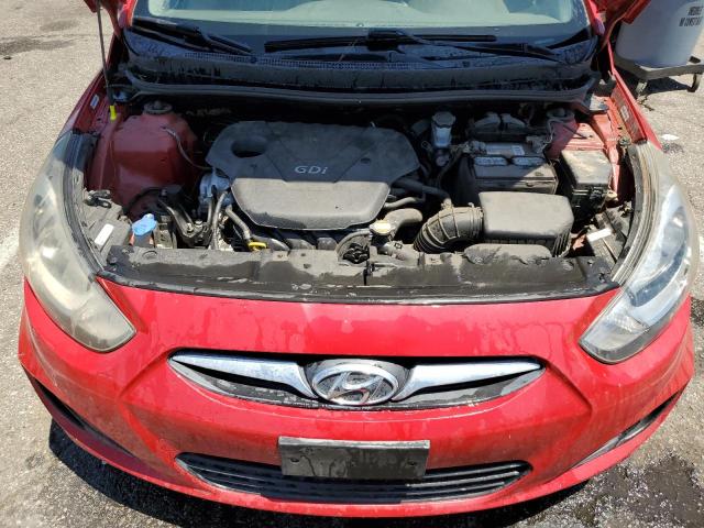 KMHCT4AE7CU057830 - 2012 HYUNDAI ACCENT GLS RED photo 11