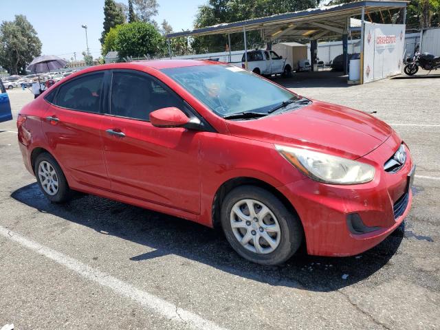 KMHCT4AE7CU057830 - 2012 HYUNDAI ACCENT GLS RED photo 4