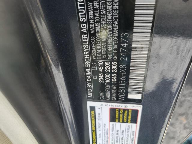 WDBTJ56HX8F247473 - 2008 MERCEDES-BENZ CLK 350 BLACK photo 12