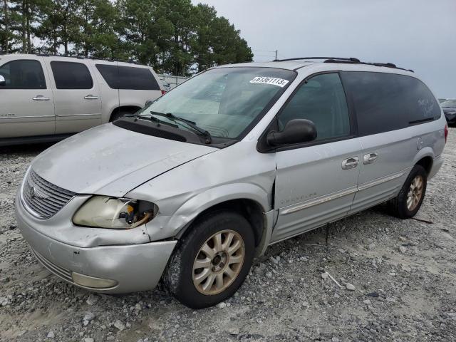 2C8GP54L51R257477 - 2001 CHRYSLER TOWN & COU LXI SILVER photo 1