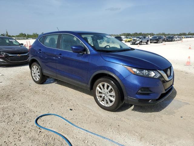 JN1BJ1AV4MW313192 - 2021 NISSAN ROGUE SPOR S BLUE photo 4