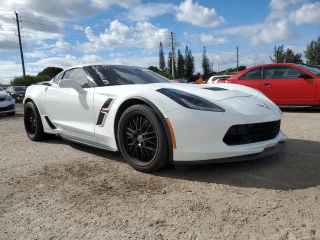 1G1YW2D78K5120633 - 2019 CHEVROLET CORVETTE GRAND SPORT 1LT WHITE photo 1