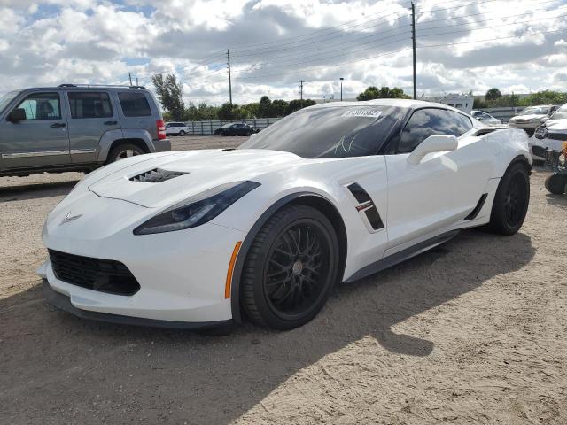 1G1YW2D78K5120633 - 2019 CHEVROLET CORVETTE GRAND SPORT 1LT WHITE photo 2