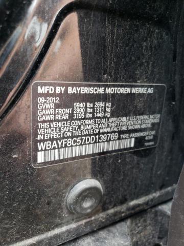 WBAYF8C57DD139769 - 2013 BMW 750 LXI BLACK photo 12