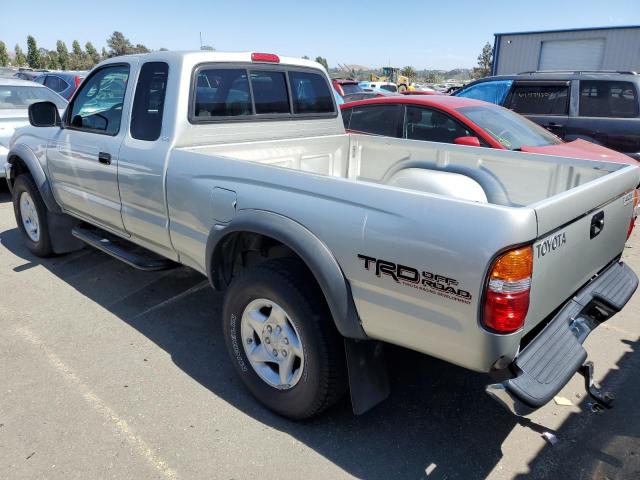 5TESN92N14Z360276 - 2004 TOYOTA TACOMA XTRACAB PRERUNNER ვერცხლისფერი ფოტო 2