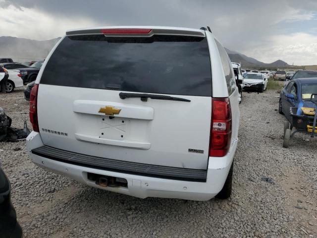 1GNSKJE73CR148729 - 2012 CHEVROLET SUBURBAN K1500 LT WHITE photo 6