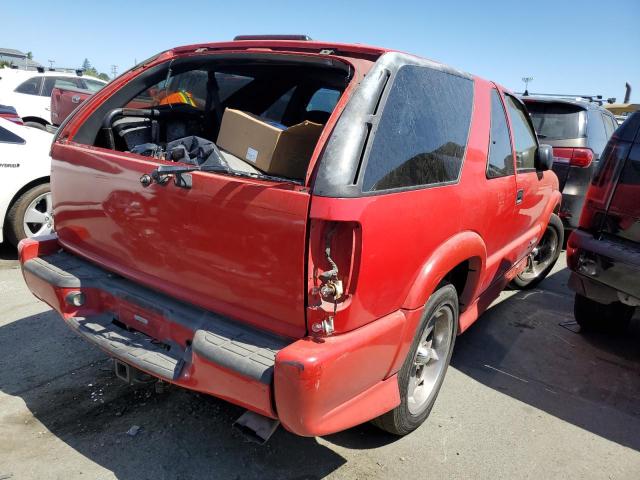 1GNCS18W61K243542 - 2001 CHEVROLET BLAZER RED photo 3