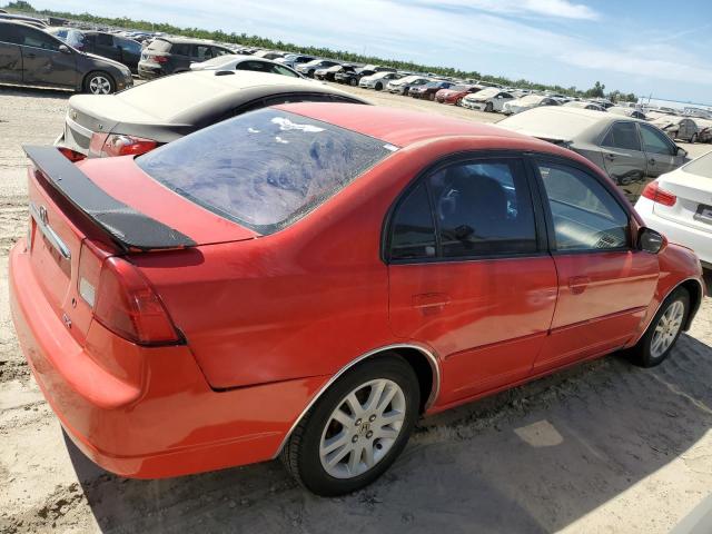 2HGES16485H516059 - 2005 HONDA CIVIC DX RED photo 3