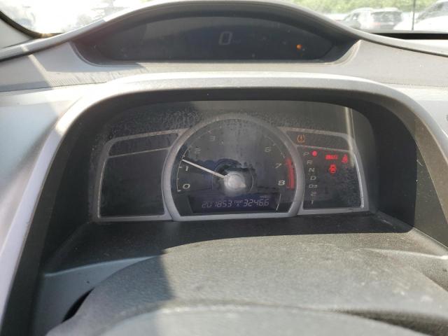 2HGFG12999H537127 - 2009 HONDA CIVIC EXL SILVER photo 9