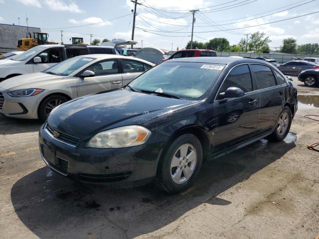 2G1WT57N491323543 - 2009 CHEVROLET IMPALA 1LT BLACK photo 1