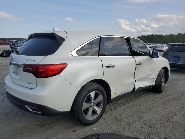 5FRYD4H29EB007931 - 2014 ACURA MDX თეთრი ფოტო 3