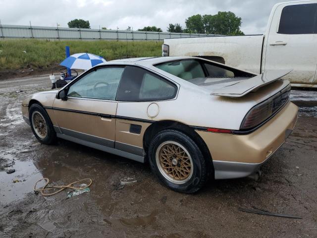 1G2PG9799GP277321 - 1986 PONTIAC FIERO GT GOLD photo 2