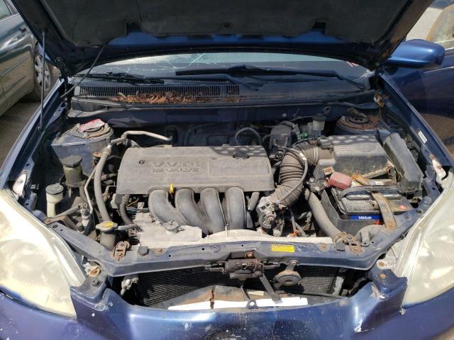 2T1KR32E94C254780 - 2004 TOYOTA COROLLA MA XR BLUE photo 11