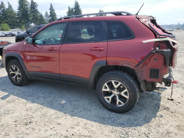 1C4PJMBSXFW661218 - 2015 JEEP CHEROKEE TRAILHAWK RED photo 2