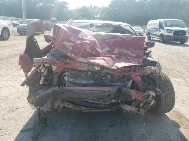 1HGCS22878A003054 - 2008 HONDA ACCORD EXL RED photo 5