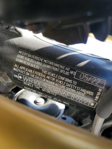 WB10L5308N6F89691 - 2022 BMW R NINE T Білий фото 9