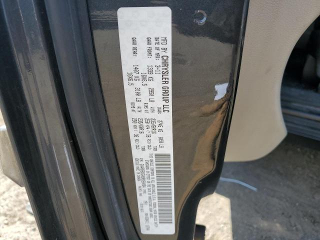 2A4RR8DG0BR690094 - 2011 CHRYSLER TOWN & COU TOURING L GRAY photo 13