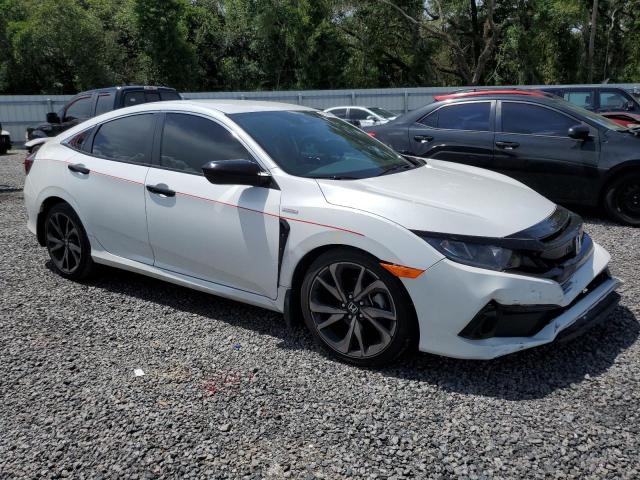 2HGFC2F82MH532606 - 2021 HONDA CIVIC SPORT 白色 照片 4